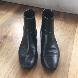 Saint Laurent Leather Ankle Boots